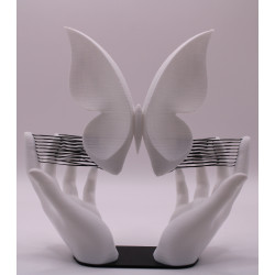 Butterfly_Hands – 3D-gedruckte PLA Figur | Moderne Deko mit Schmetterling