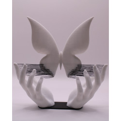 Butterfly_Hands – 3D-gedruckte PLA Figur | Moderne Deko mit Schmetterling