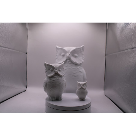 Eulenfigur 3D-Druck PLA | Deko-Eule für Regal & Schreibtisch