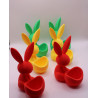 Ostereierbecher „Hase“ aus PLA – 3D-gedruckt 6er SET